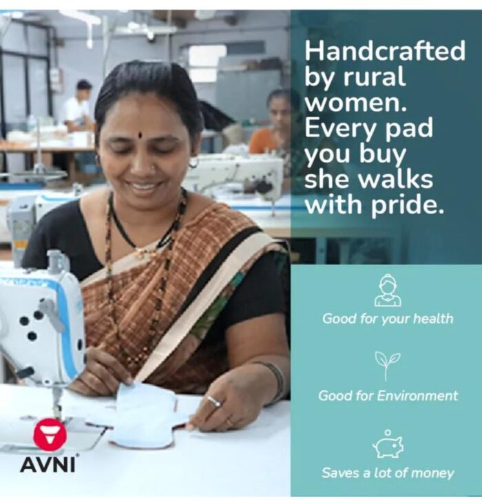AVNI REUSABLE PANTY LINERS L (30CM) - Image 2