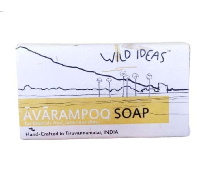 Wild Ideas Avarampoo Body Soap - 100g ‍ - Image 1